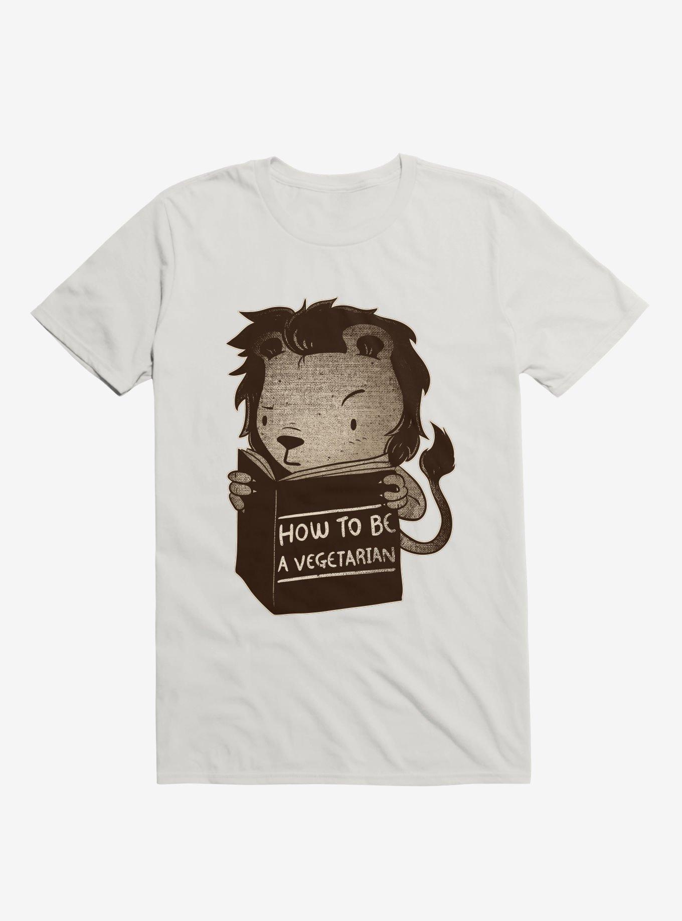 Lion Book How To Be Vegetarian T-Shirt, , hi-res