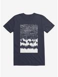 Maps Silhouette Square T-Shirt, NAVY, hi-res