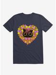 Spring Cat Lover T-Shirt, NAVY, hi-res