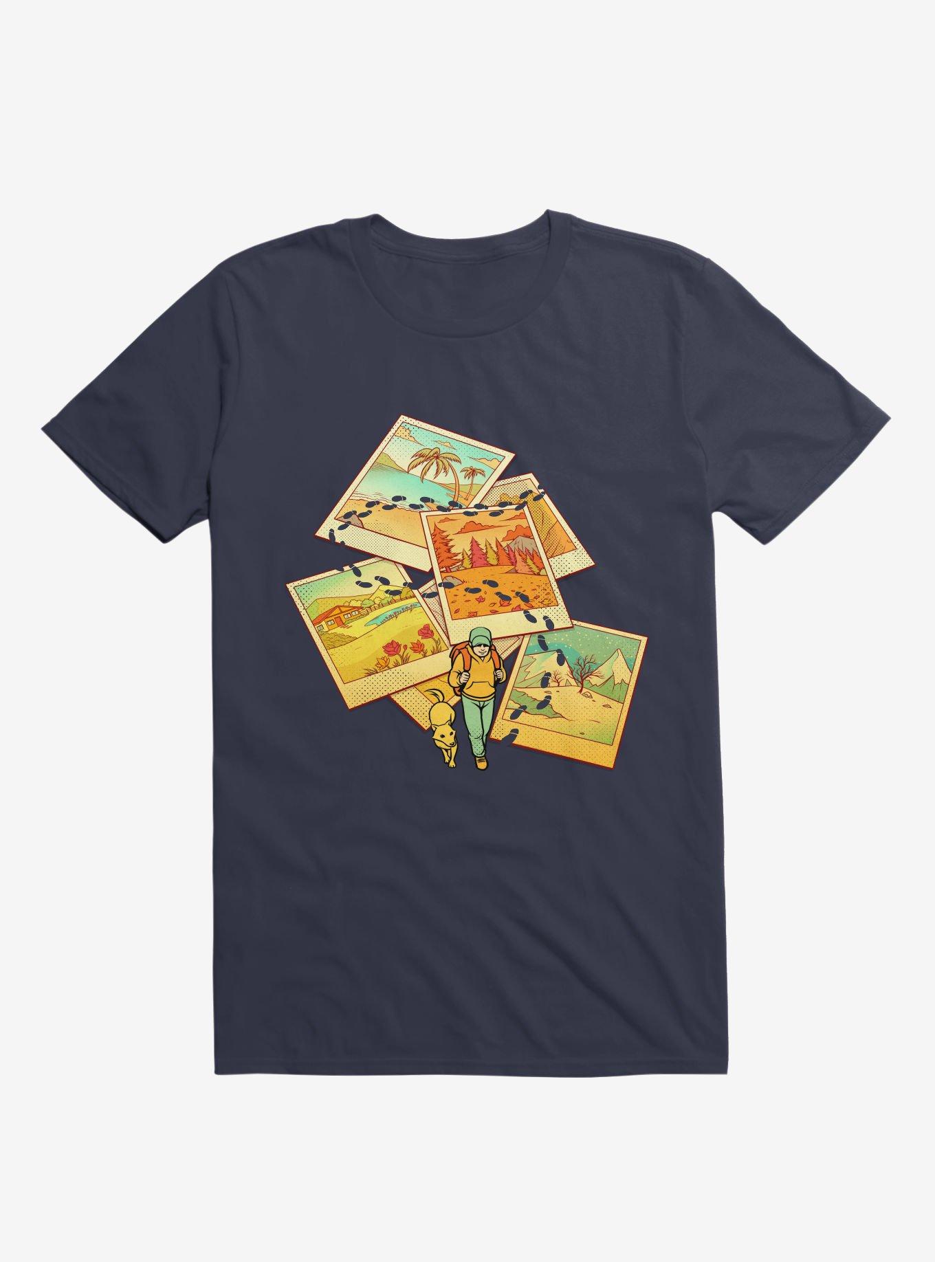 Wanderlust Polaroid T-Shirt, NAVY, hi-res