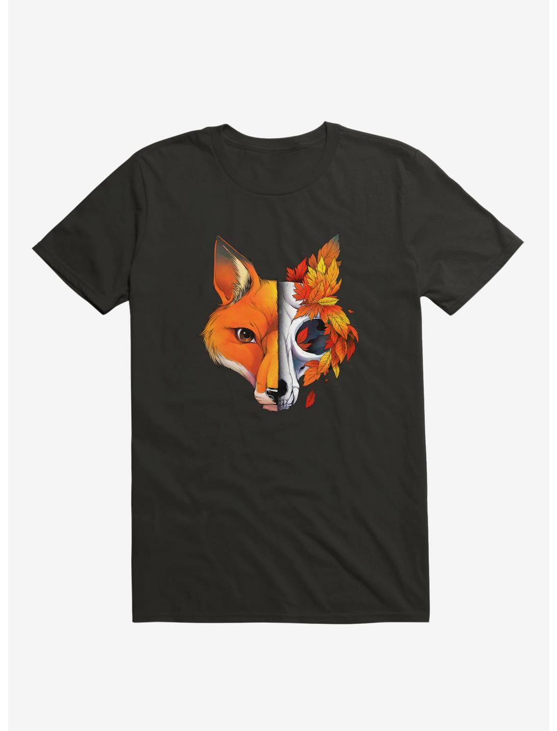 Autumn Fox T-Shirt, BLACK, hi-res