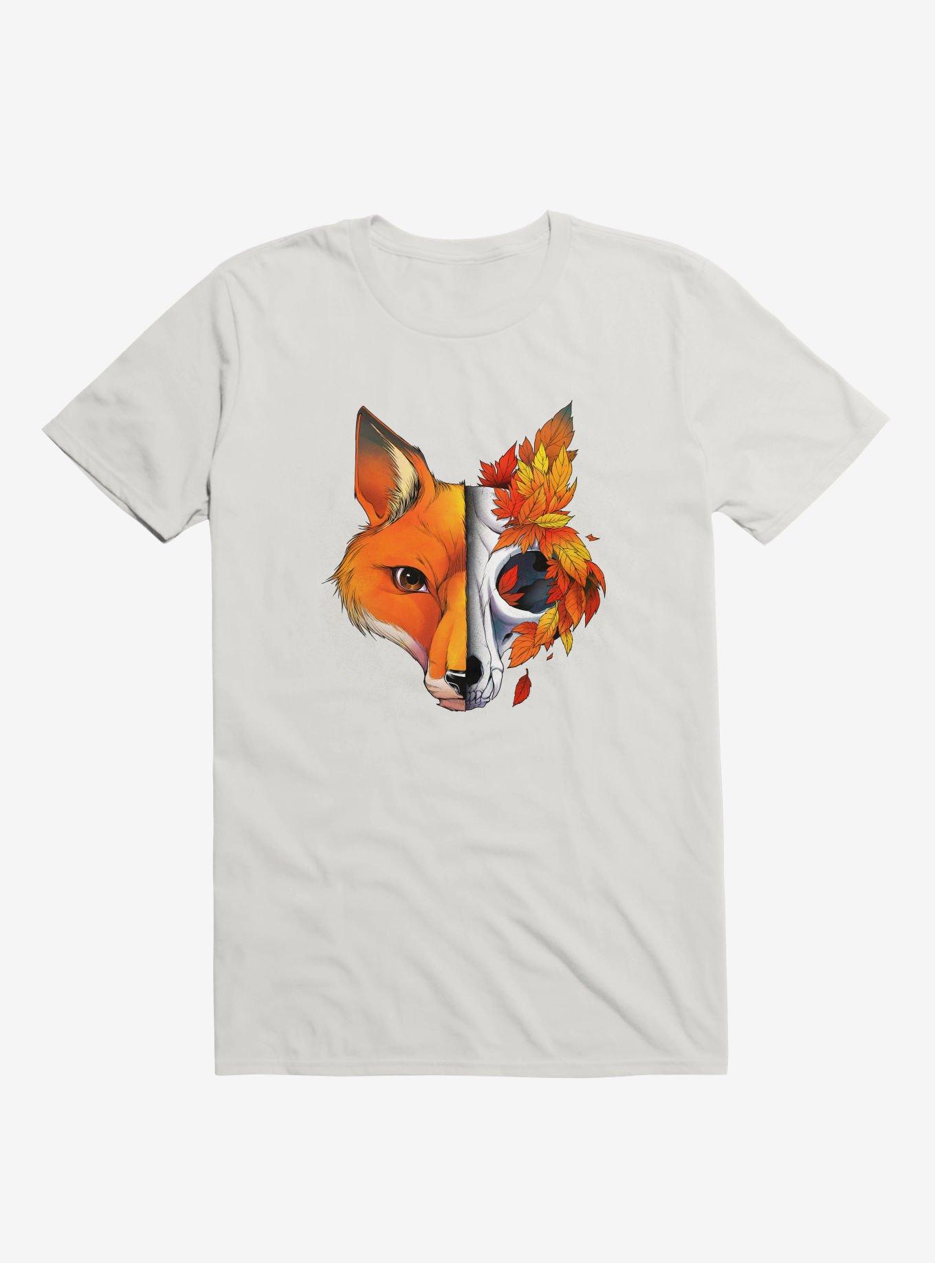 Autumn Fox T-Shirt - WHITE | BoxLunch
