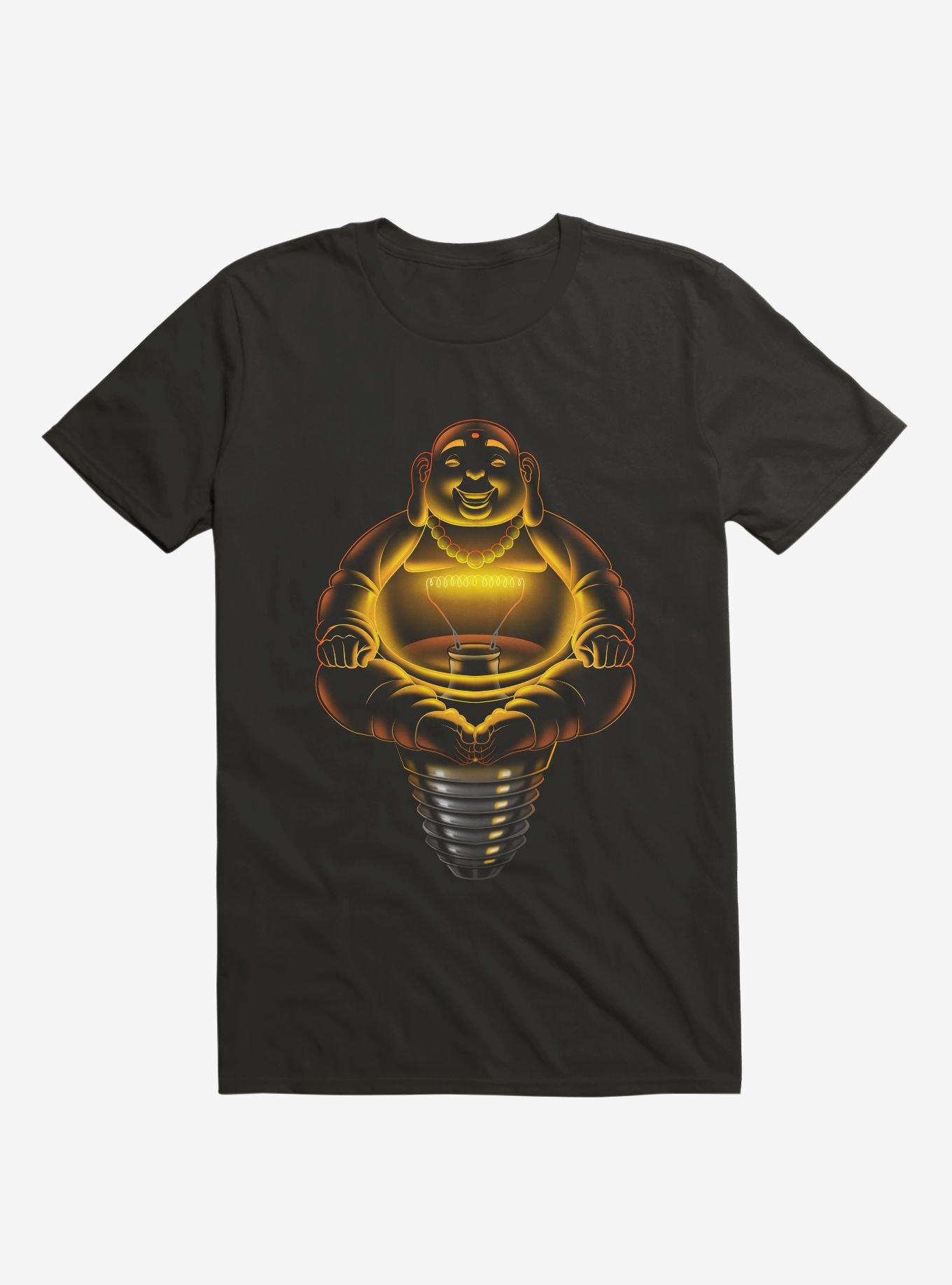 Buddha Lamp T-Shirt, BLACK, hi-res