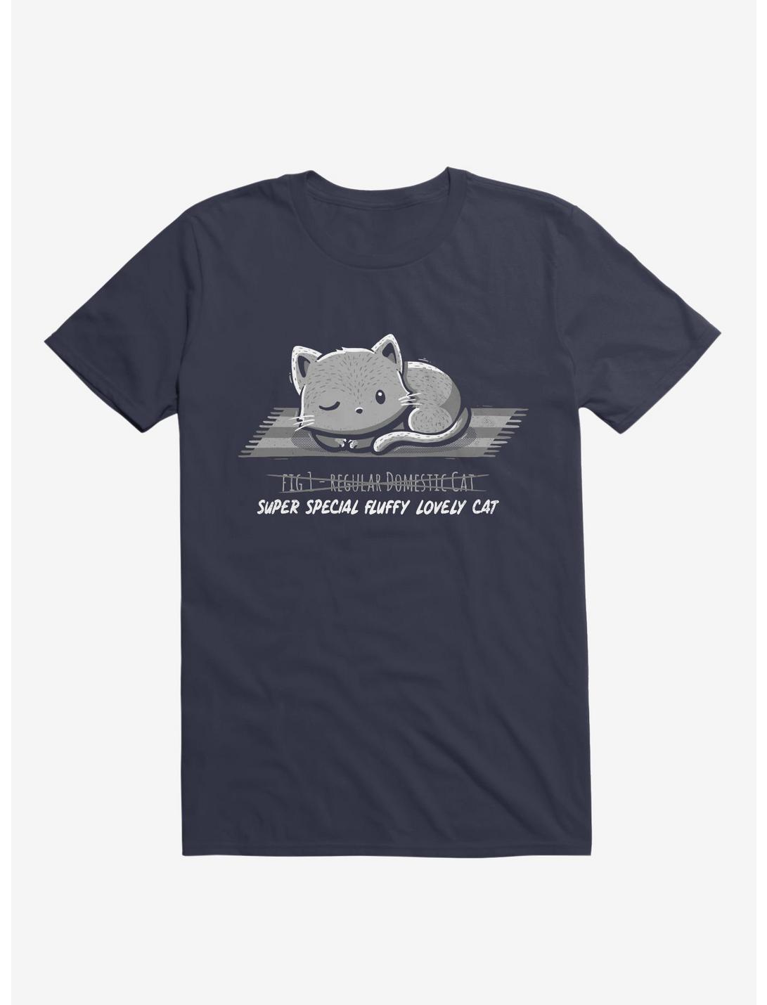 Not a Regular Domestic Cat T-Shirt, NAVY, hi-res