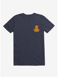 Bear Animals Meditation Zen T-Shirt, NAVY, hi-res