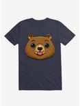 Bear Face T-Shirt, NAVY, hi-res