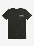 Frog Black and White Minimalist Pictogram - T-Shirt, BLACK, hi-res