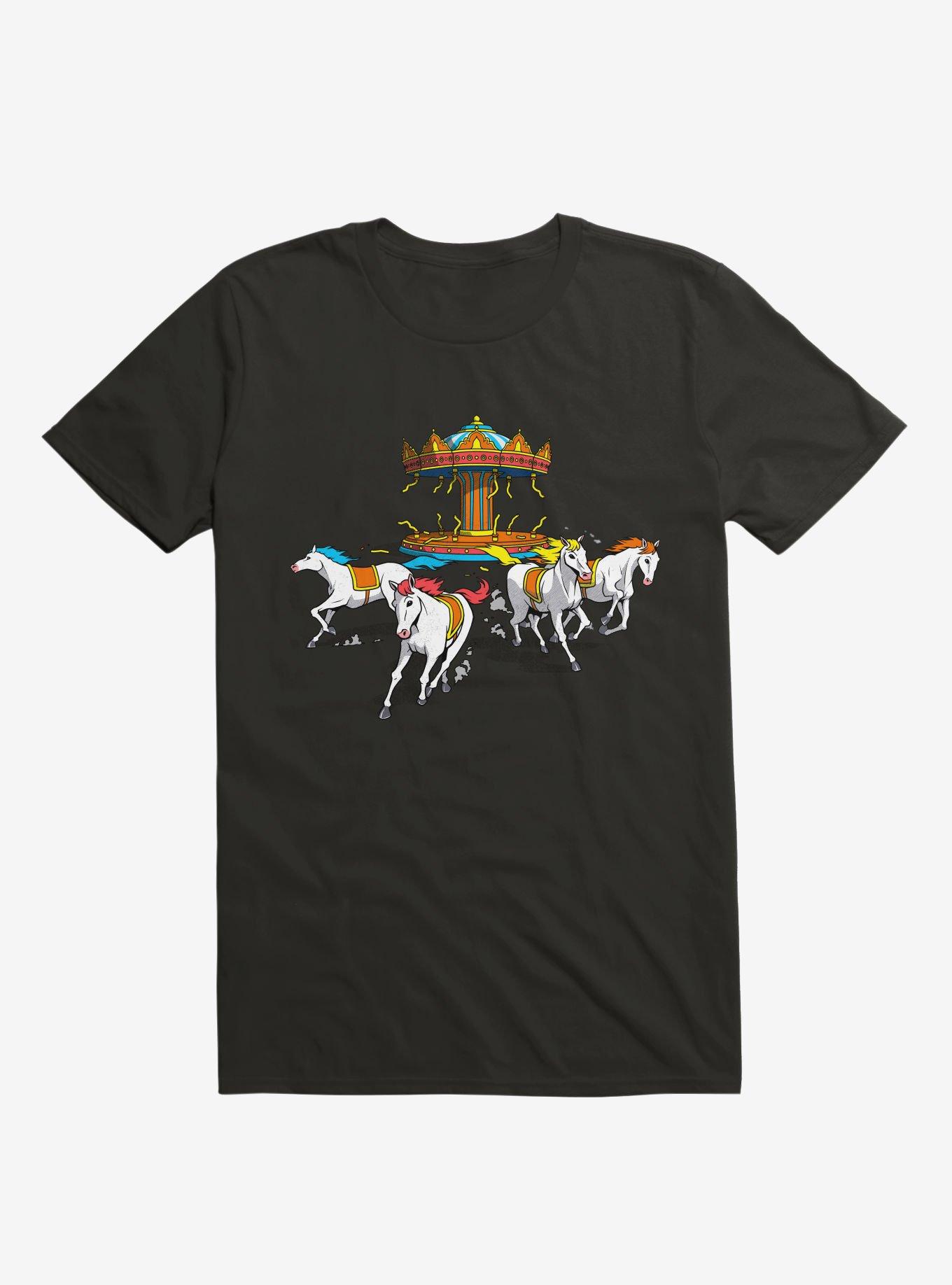 Wild Horses T-Shirt, BLACK, hi-res