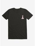 Zebra Animals Meditation Zen T-Shirt, BLACK, hi-res