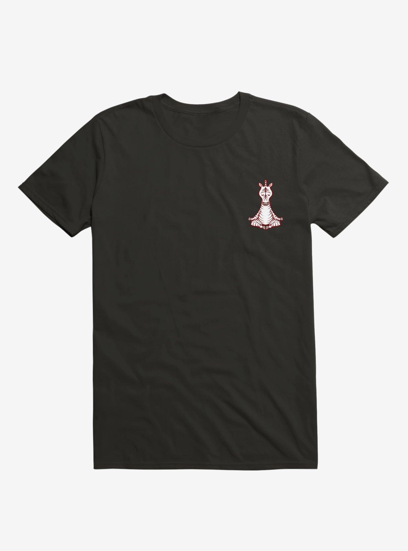 Zebra Animals Meditation Zen T-Shirt, , hi-res