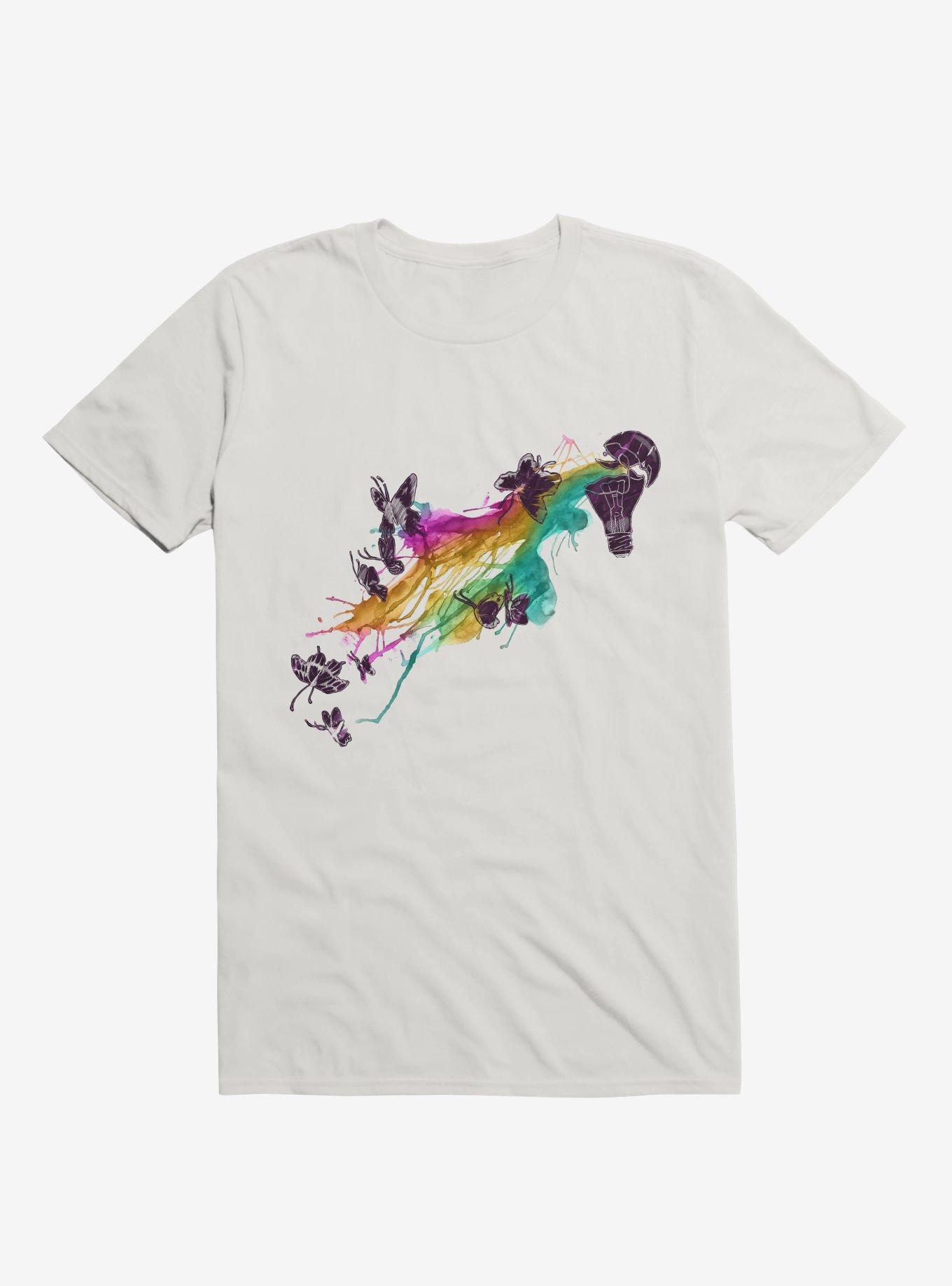 Follow The Colors T-Shirt, WHITE, hi-res