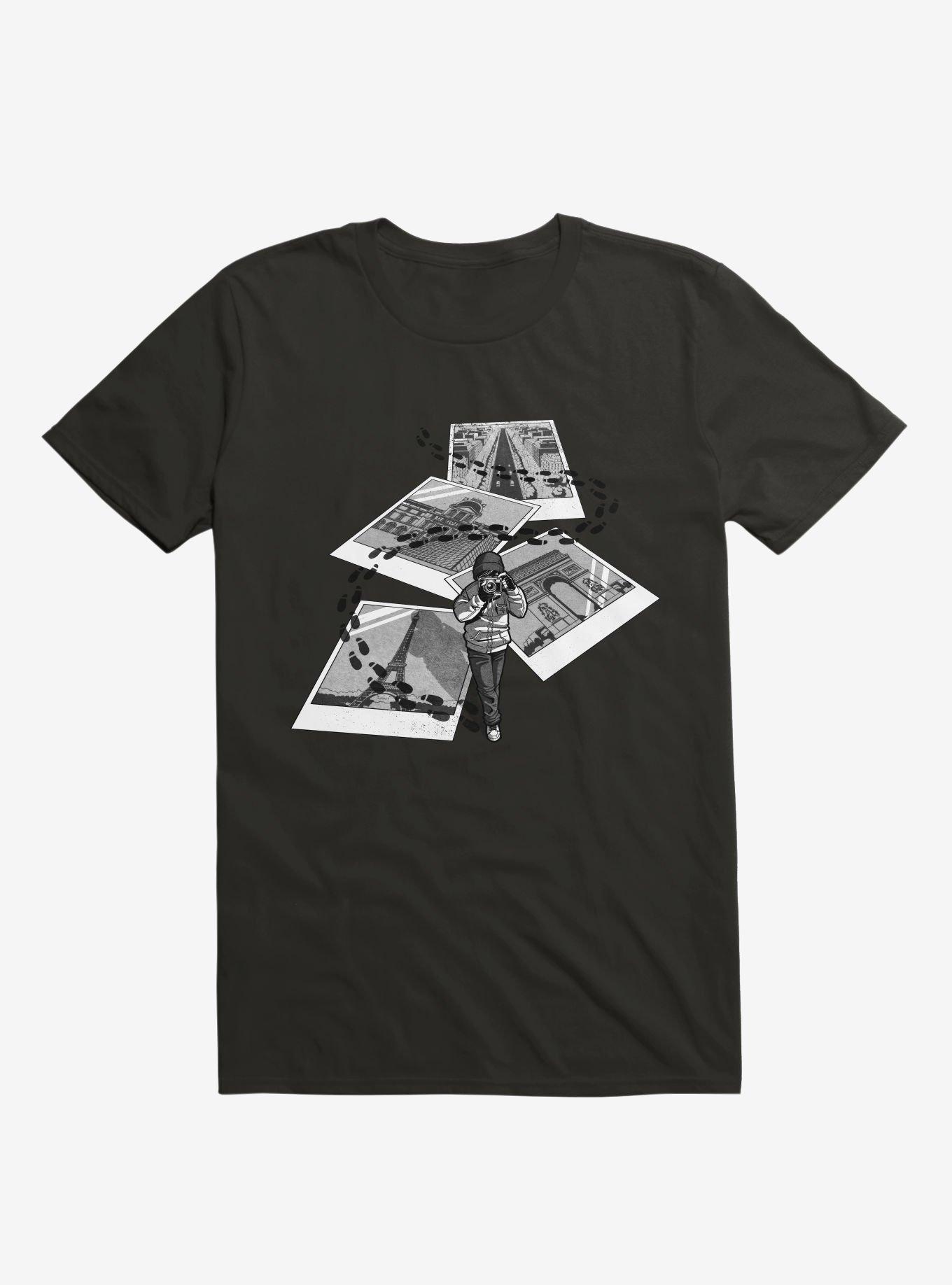 I Love Paris Tourist T-Shirt, BLACK, hi-res
