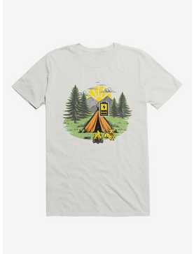 Recharging Offline Camping Dog T-Shirt, , hi-res