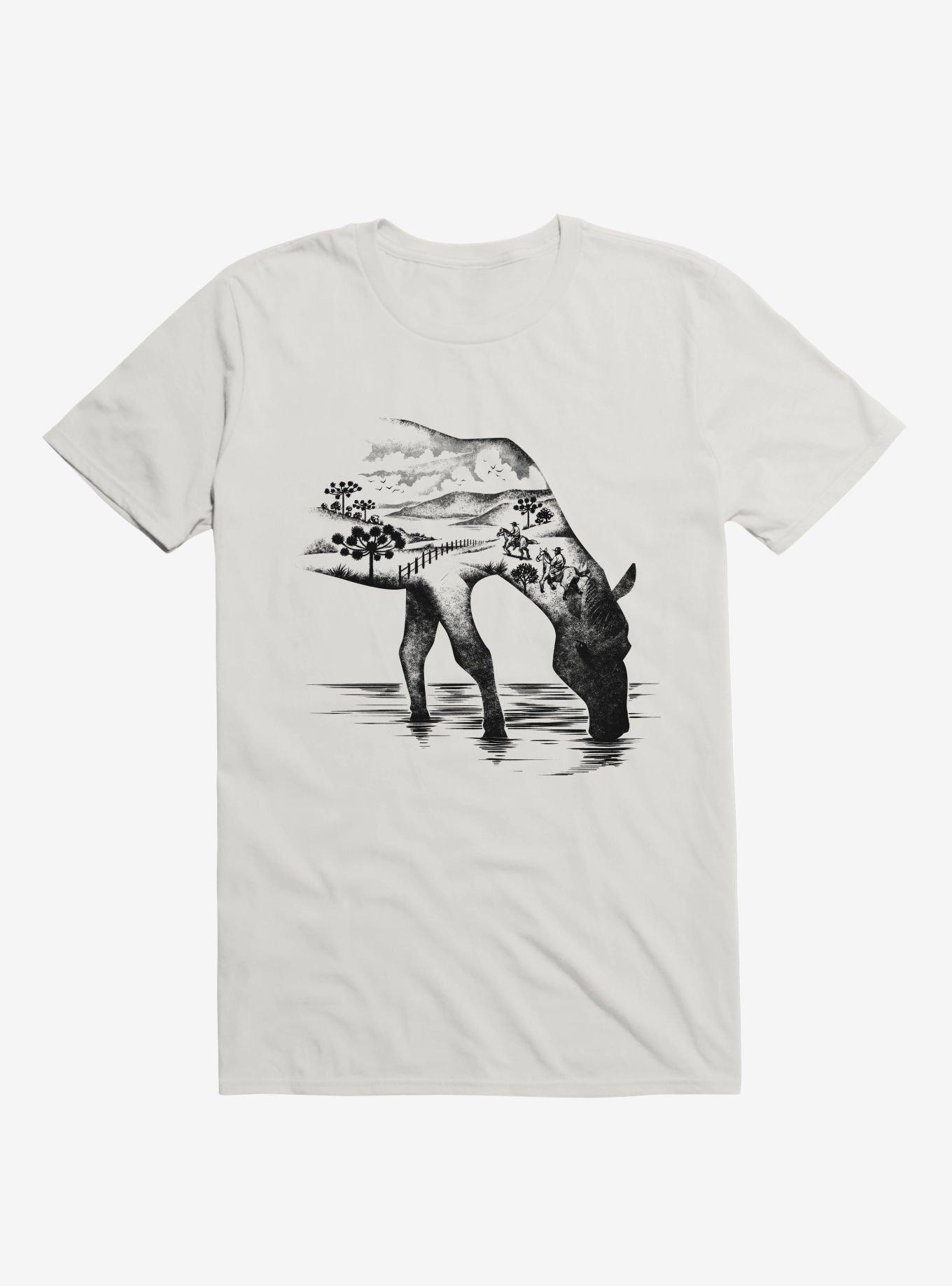 トップス Labyrins Dont Cry Horse Tshirt White il_1080xN.3676660813_myx8.jpg