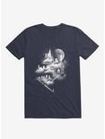 Stair Way To Heaven T-Shirt, NAVY, hi-res