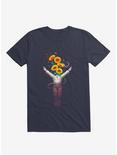 Sun Salutation Astronaut T-Shirt, NAVY, hi-res