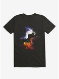 Yin Yang Astronaut Scuba T-Shirt, BLACK, hi-res