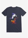 Yin Yang Astronaut Scuba T-Shirt, NAVY, hi-res
