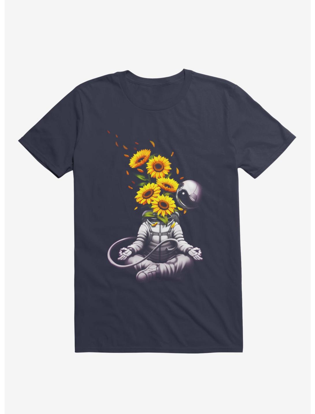 Meditation Astronaut Spring T-Shirt, NAVY, hi-res