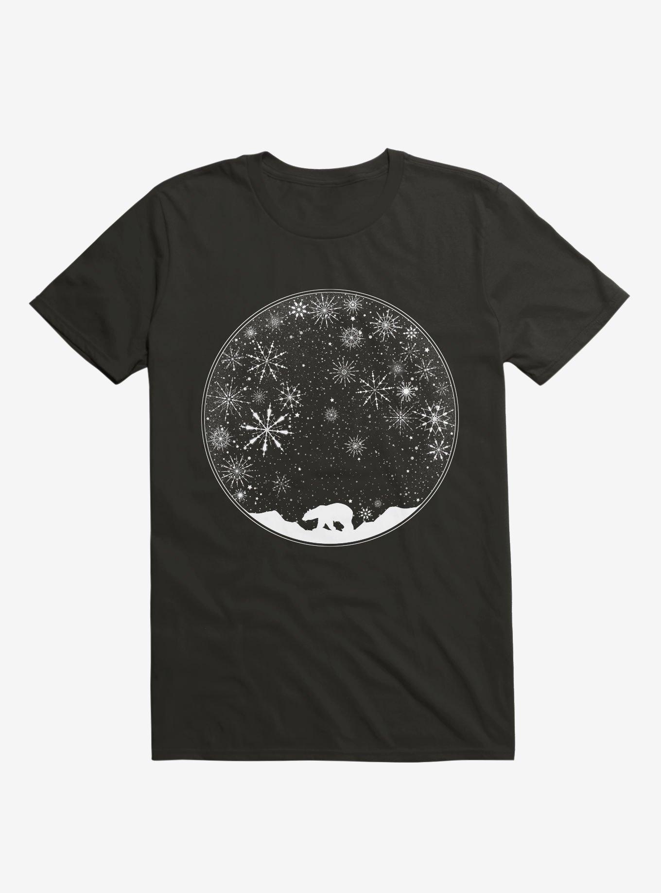 Snow Globe T-Shirt, BLACK, hi-res