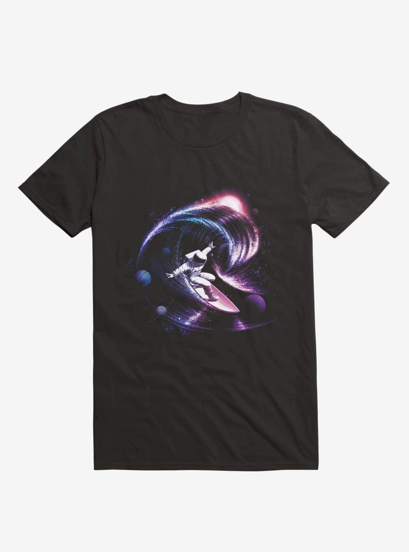 Surfing The Universe Gravity T-Shirt, BLACK, hi-res