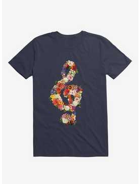 Flower Music Heart T-Shirt, , hi-res