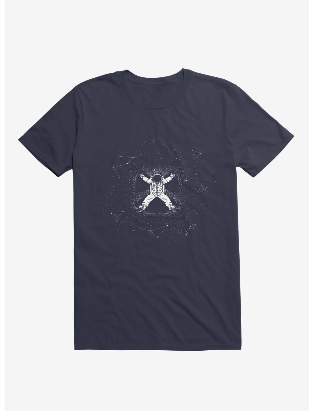 Gravity Snow Angel T-Shirt, NAVY, hi-res