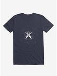 Gravity Snow Angel T-Shirt, NAVY, hi-res