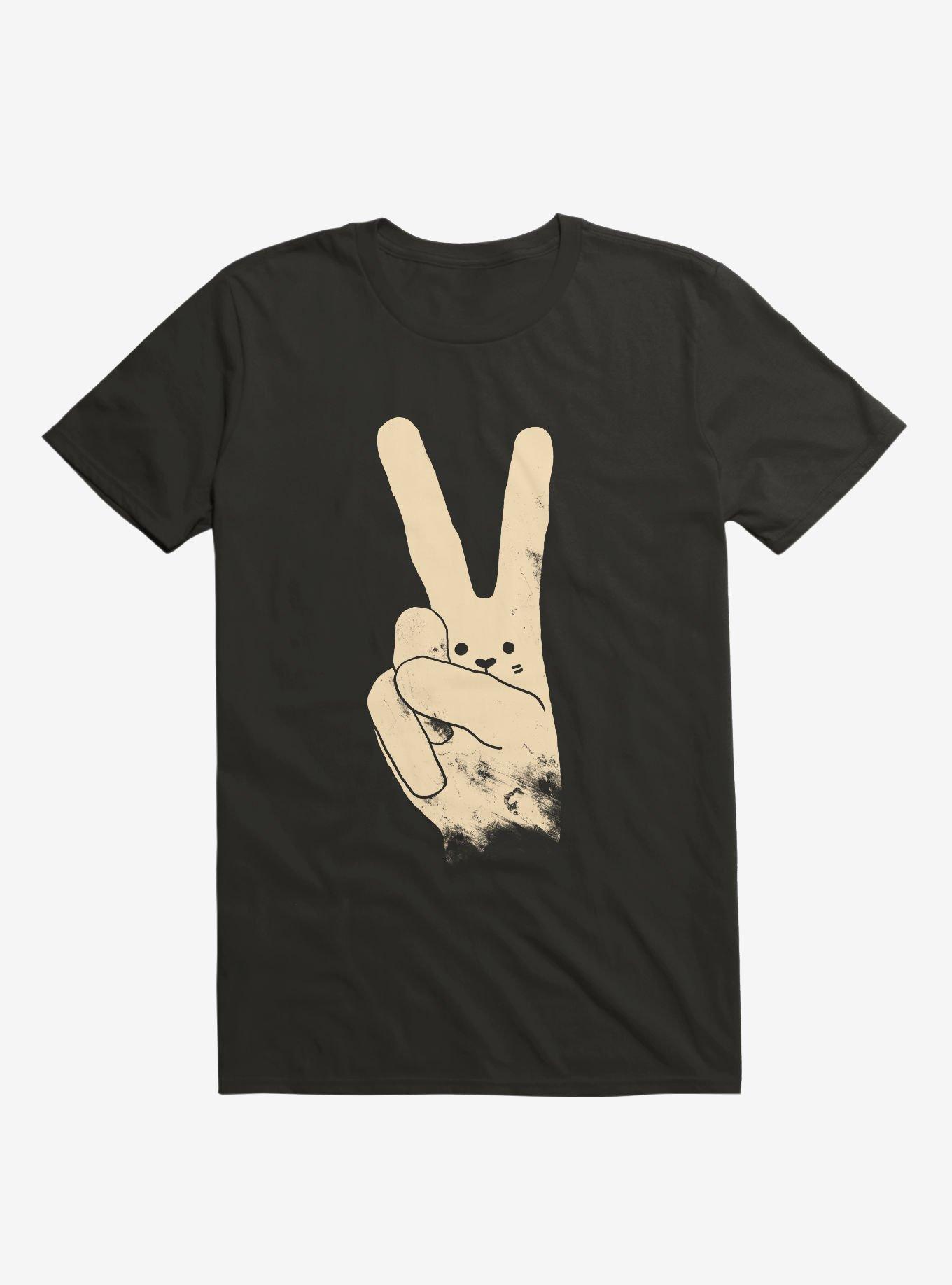 Love Peace And Carrots T-Shirt, BLACK, hi-res