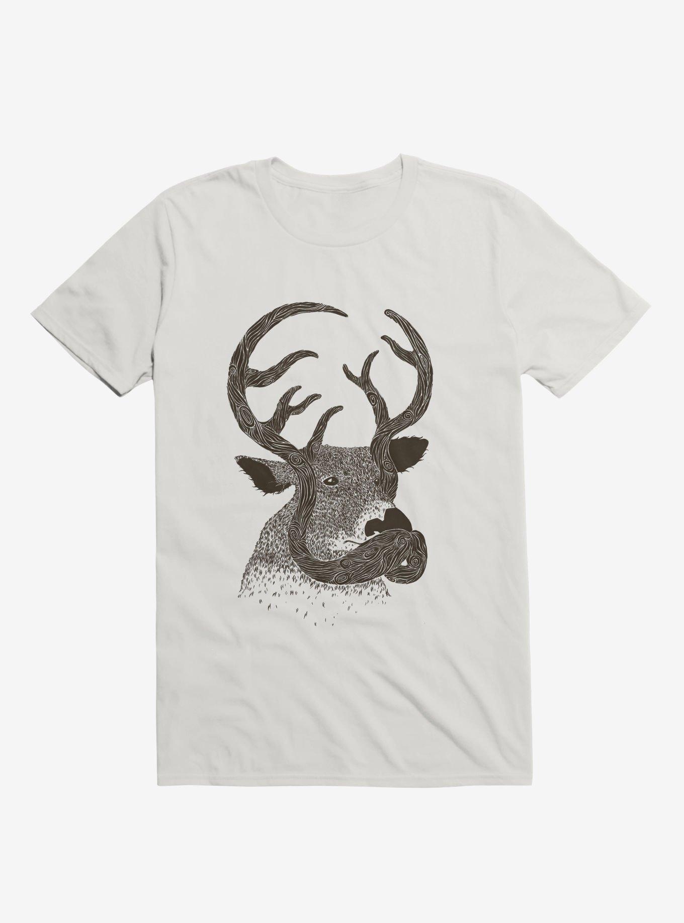 Moustache Make A Difference T-Shirt, WHITE, hi-res