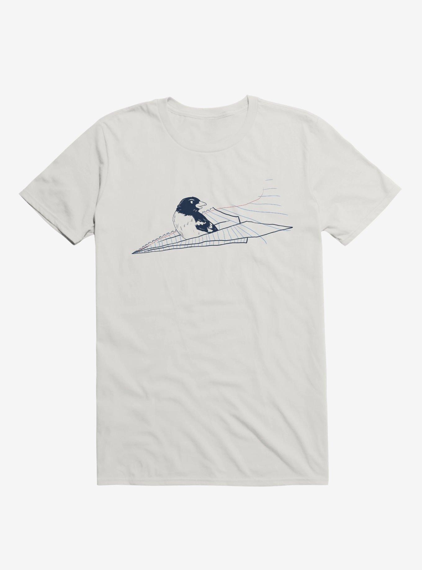 Flying Away T-Shirt, WHITE, hi-res