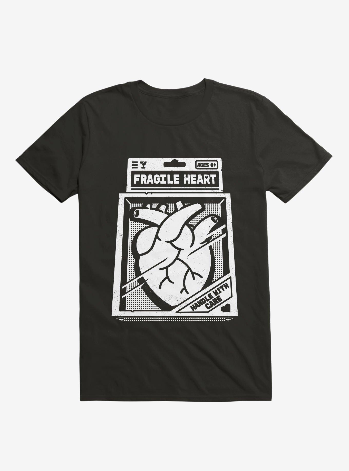 Fragile Heart T-Shirt, BLACK, hi-res