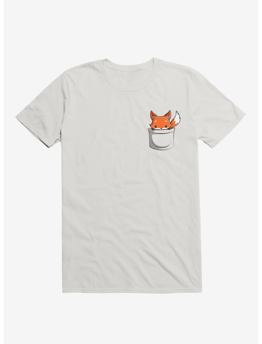 Pocket Fox T-Shirt, WHITE, hi-res