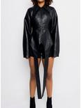 Azalea Wang Rule Breaker Faux Leather Jacket, BLACK, hi-res