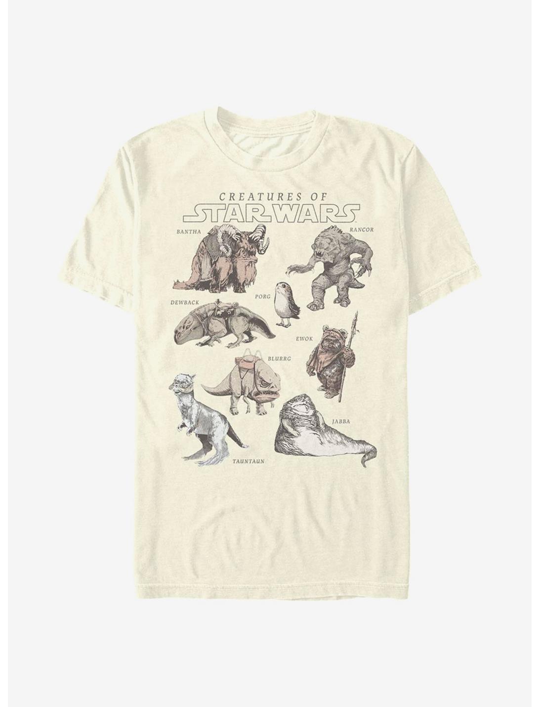Star Wars Creatures T-Shirt, NATURAL, hi-res