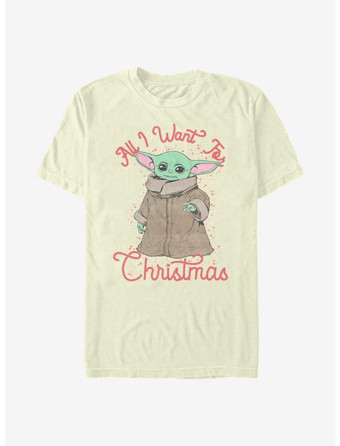 Star Wars The Mandalorian Christmas The Child T-Shirt, NATURAL, hi-res