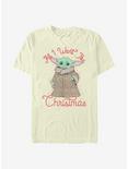 Star Wars The Mandalorian Christmas The Child T-Shirt, NATURAL, hi-res
