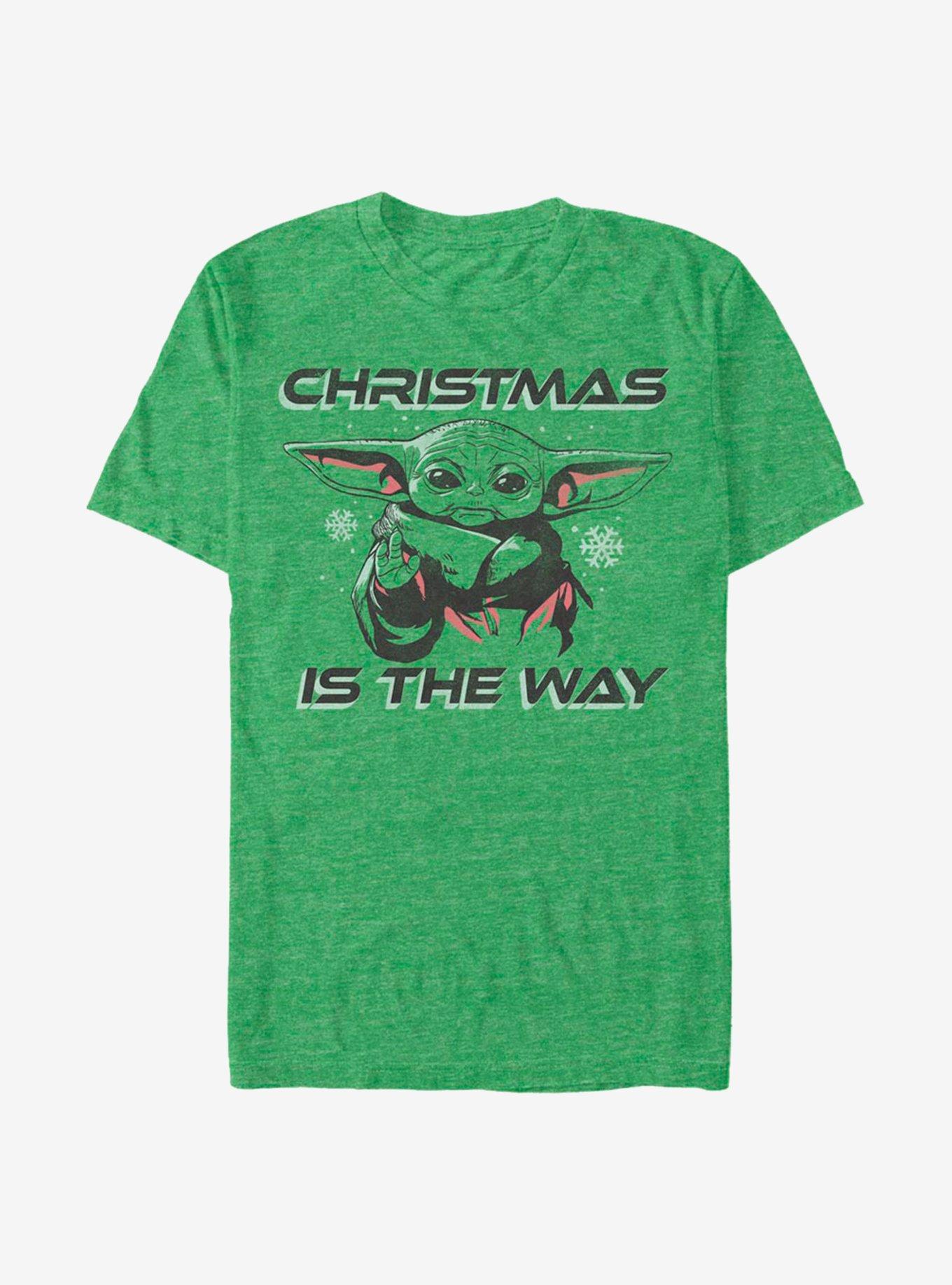 Star Wars The Mandalorian The Child Christmas Is The Way T-Shirt, KEL HTR, hi-res