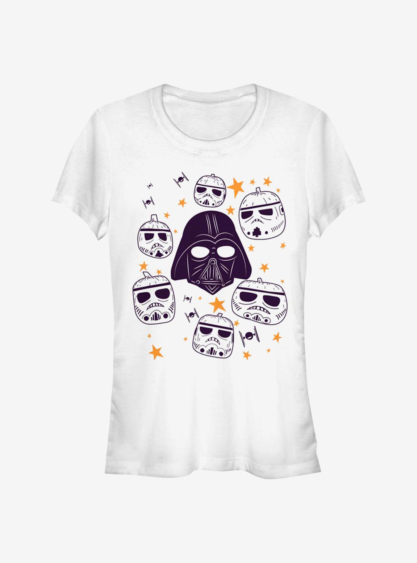 Star Wars Pumpkin Stormtroopers Girls T-Shirt, WHITE, hi-res