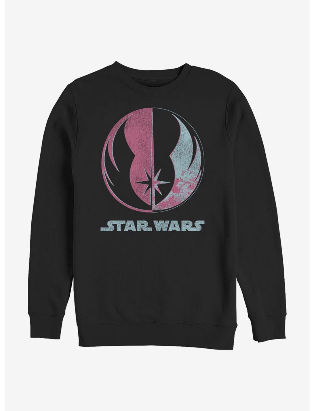Star Wars Bright Jedi Symbol Sweatshirt, BLACK, hi-res