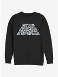 Star Wars Chrome Slant Logo Sweatshirt, BLACK, hi-res