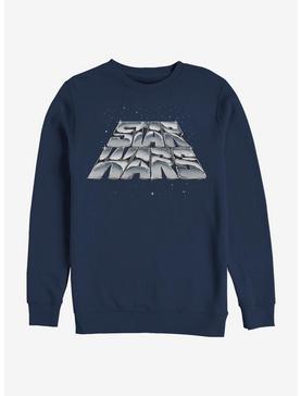 Star Wars Chrome Slant Logo Crew Sweatshirt, , hi-res