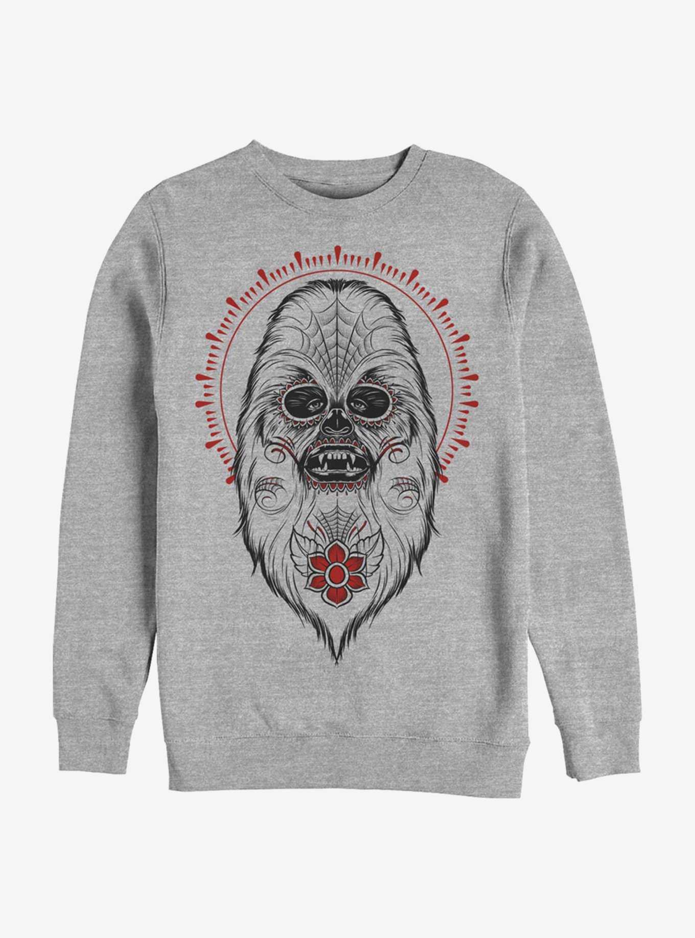 Star Wars Day Of The Dead Chewbacca Crew Sweatshirt, , hi-res