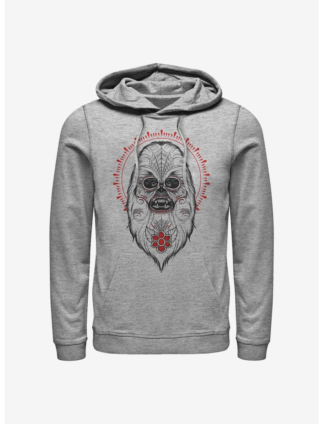 Star Wars Day Of The Dead Chewbacca Hoodie, ATH HTR, hi-res