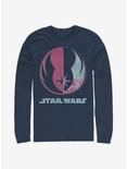 Star Wars Bright Jedi Symbol Long-Sleeve T-Shirt, NAVY, hi-res