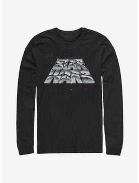 Star Wars Chrome Slant Logo Long-Sleeve T-Shirt, , hi-res
