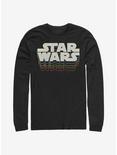 Star Wars Retro Gradient Logo Long-Sleeve T-Shirt, BLACK, hi-res