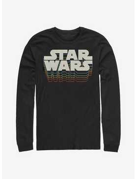 Star Wars Retro Gradient Logo Long-Sleeve T-Shirt, , hi-res