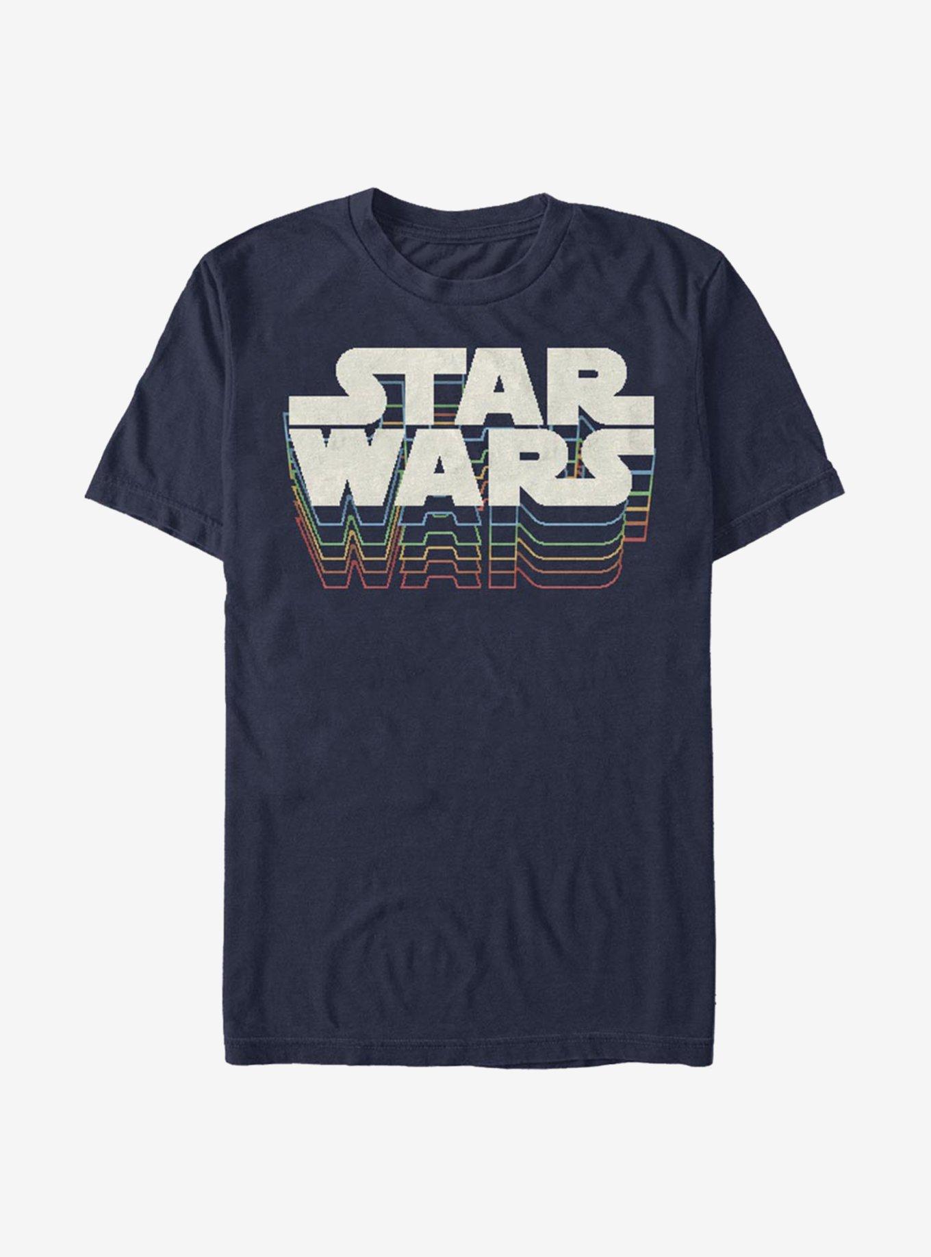 Star Wars Retro Gradient Logo T-Shirt, , hi-res