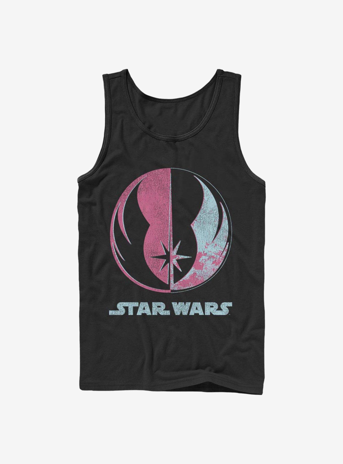 Star Wars Bright Jedi Symbol Tank Top, BLACK, hi-res